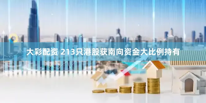 大彩配资 213只港股获南向资金大比例持有